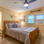 A comfortable queen bedroom at Banner Elk vacation rental pet-friendly